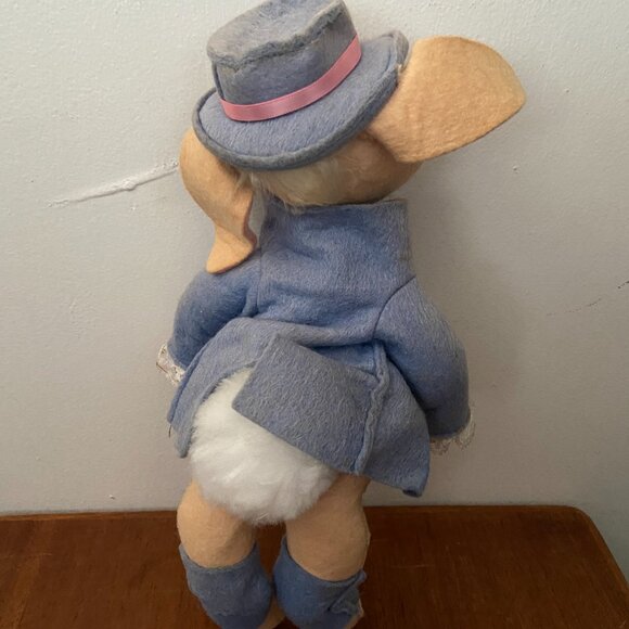 Large Vintage 1988 Mobilitee Annalee 12" Easter Parade Dapper Male Bunny Rabbit - Picture 3 of 5